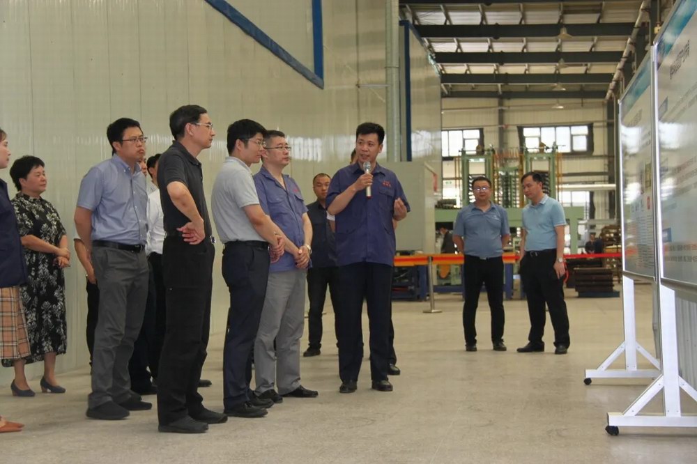 国度发改委振兴司许欣处长一行到科博思调研领导工作