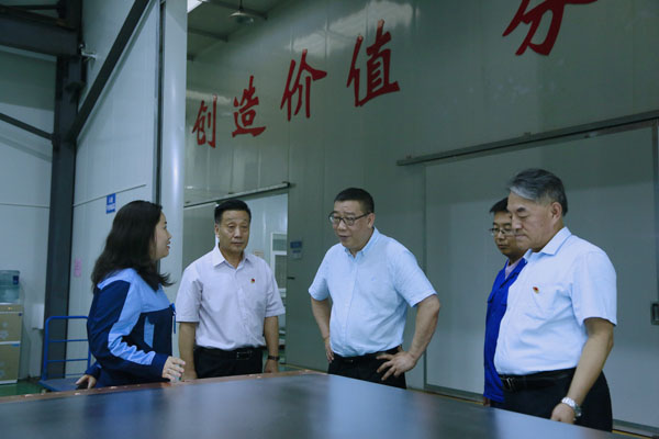 河南证监局王广幼局长一行光临z6.com集团调研本钱市场工作