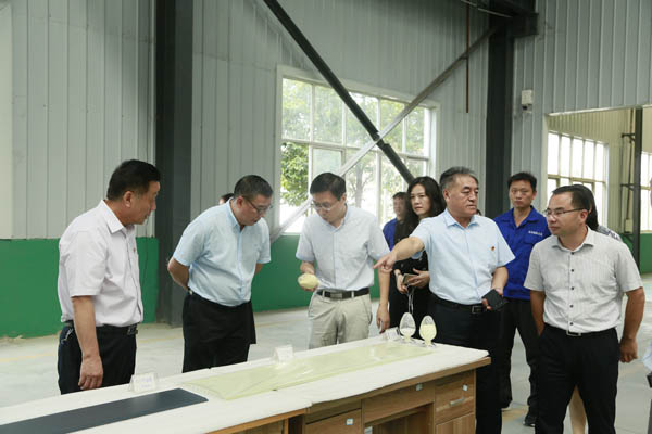 河南证监局王广幼局长一行光临z6.com集团调研本钱市场工作